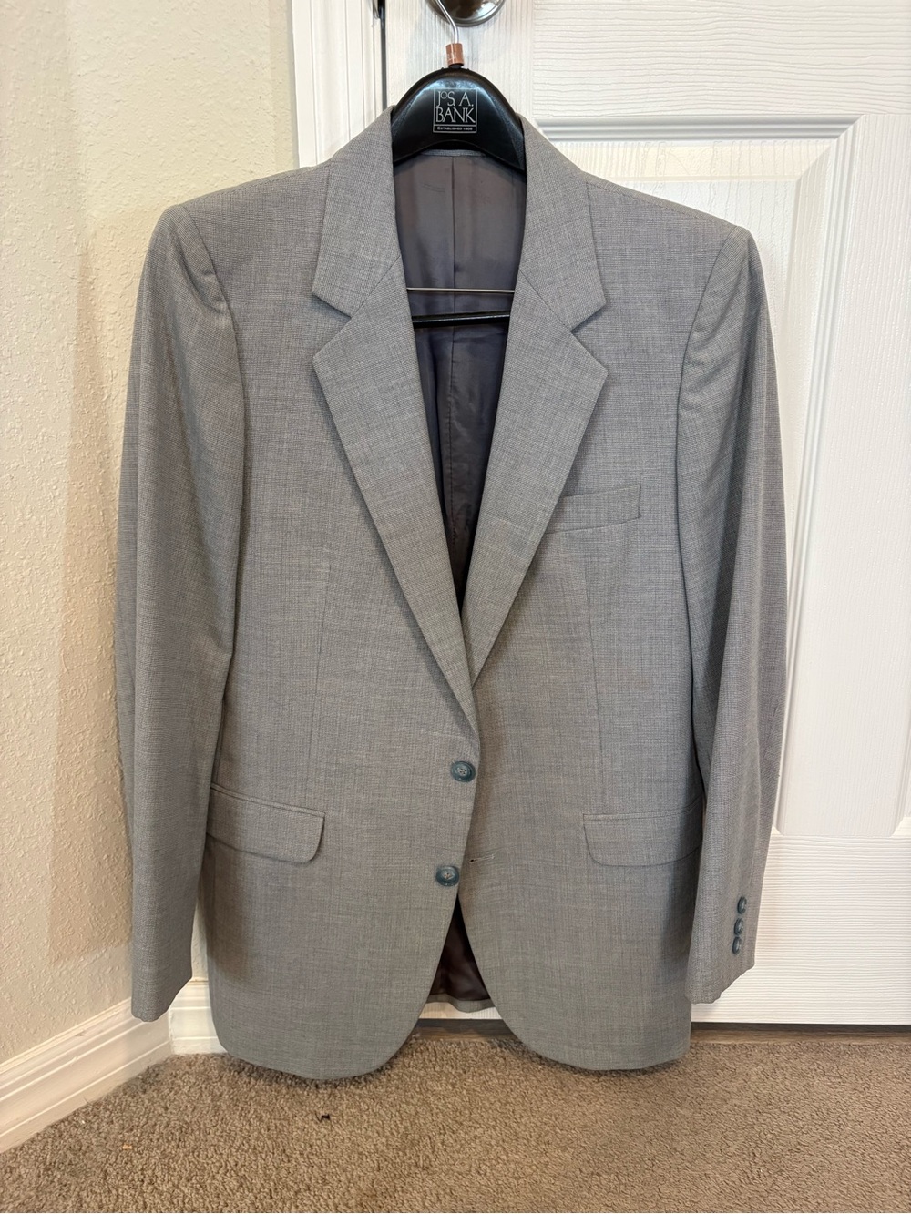 Yves Saint Laurent Light Gray Men's Sport Coat - 40R Slim